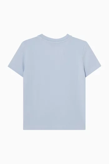 Logo T-shirt in Stretch Cotton-jersey