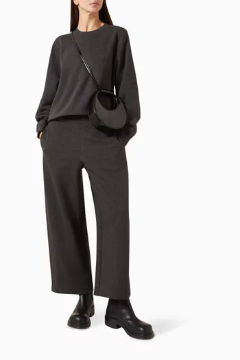 Wide-leg Knit Pants