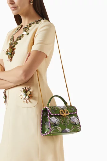 Mini VSLING Handbag in Satin