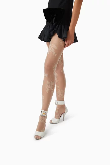 Drip Rose 105 Sandals in Kidskin Leather