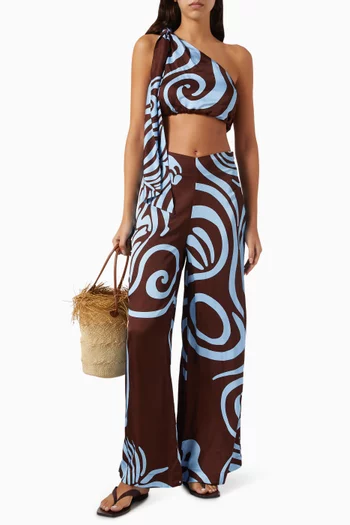 Dara Printed Crop Top