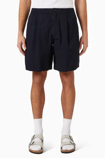 Fuller Shorts in Cotton Seersucker