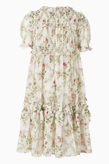 Colette's Rose Emilia Dress in Georgette