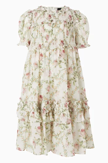 Colette's Rose Emilia Dress in Georgette