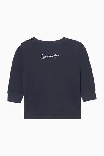 G Pattern Logo T-shirt in Cotton