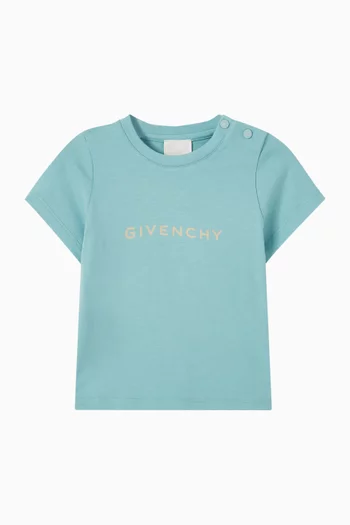 تي شيرت بشعار الماركة قطن