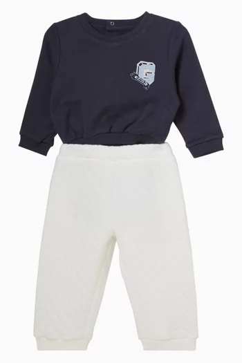 Varsity 2-piece Co-ord Set in Cotton