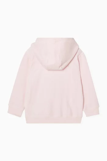 Logo Print Hoodie in Cotton