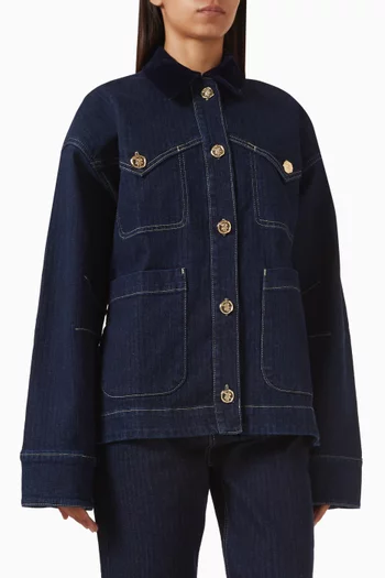 Doya Striped Jacket in Canvas