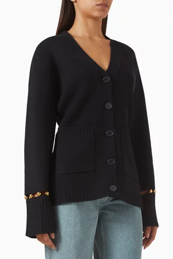 Molinou Beaded Cardigan in Knit