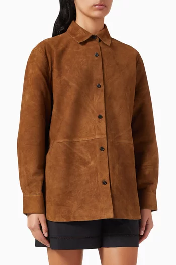 Classic Shirt in Suede