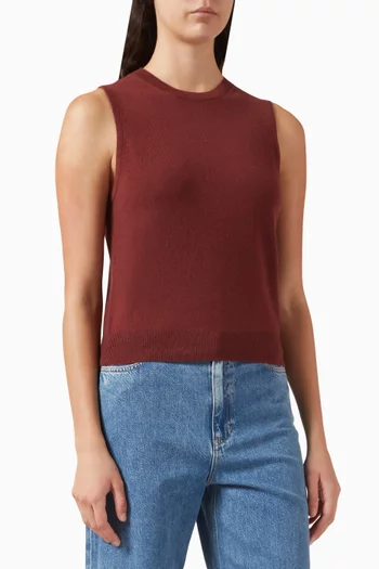 Vest Sweater in Cashmere
