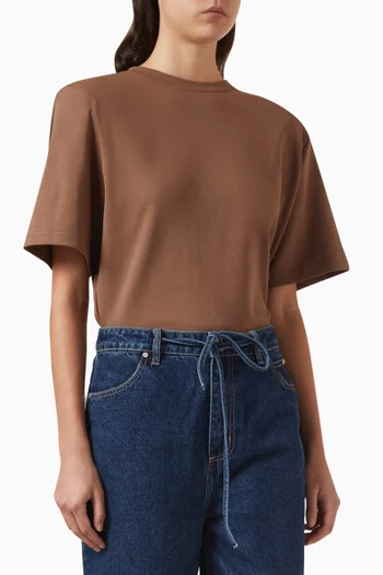 Wide Shoulder Bodysuit