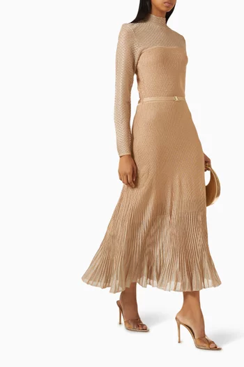 Hypnotic Metallic Dress