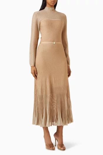 Hypnotic Metallic Dress