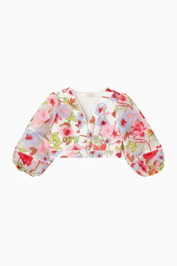 بلوزة غلام بتطريز