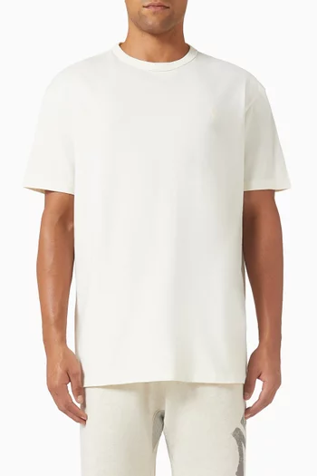 Embroidered Logo T-shirt in Cotton-jersey
