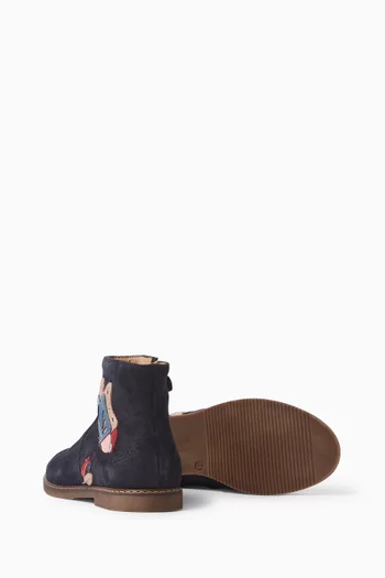 City Fly Ankle Boots in Suede