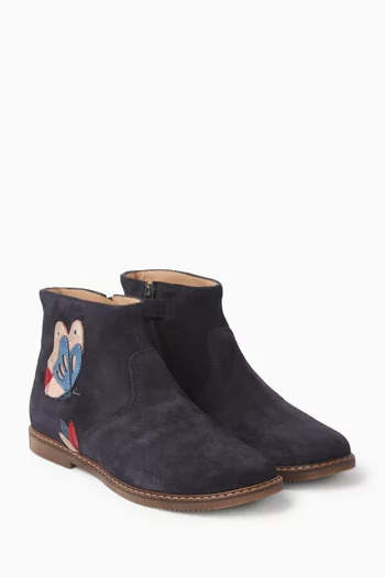 City Fly Ankle Boots in Suede