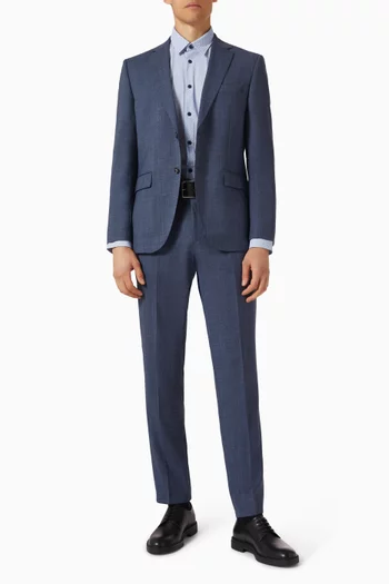 جاكيت بدلة جيكسون بقصة عادية وبنطال صوف