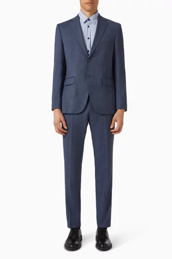 جاكيت بدلة جيكسون بقصة عادية وبنطال صوف