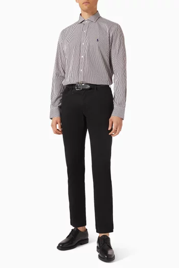 Striped Shirt in Cotton Poplin