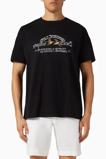 Sportsman T-shirt in Cotton