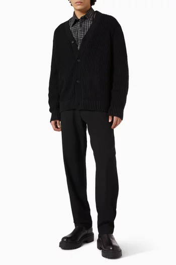 كارديغان بقصة فضفاضة قطن