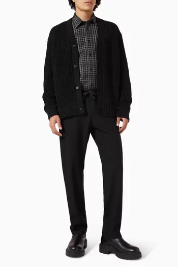 قميص جريندل بنقشة مربعات قطن