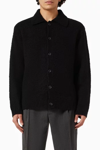 كارديغان بقصة فضفاضة قطن