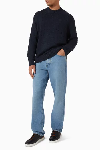 سترة بقصة فضفاضة قطن