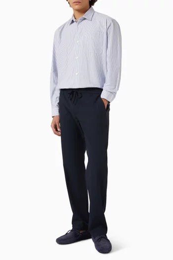 قميص مخطط قطن