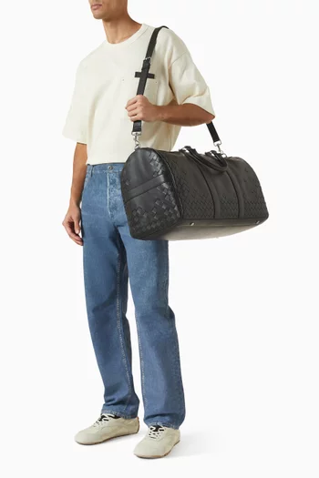 حقيبة دفل للكابينة جلد مجدول