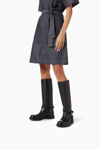 James Knee-high Boots in Leather