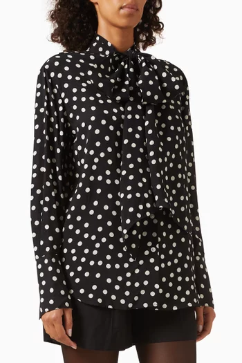 Ruby Polka-dot Shirt in Viscose