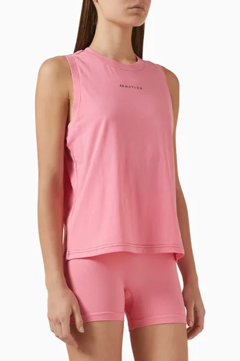 Shift Tank Top in Organic Cotton