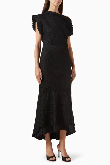 Asymmetric Dress in Lace