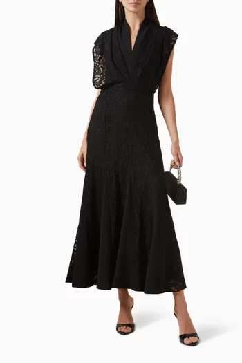 Godet-hem Dress in Lace