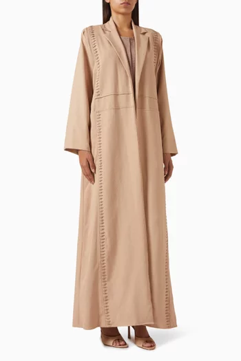 4-piece Abaya Set in Cotton
