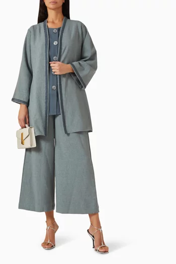 4-piece Jacket Set in Cotton