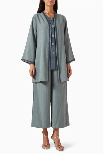 4-piece Jacket Set in Cotton