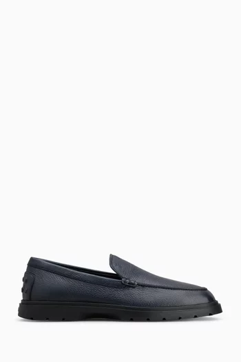 Slipper Loafers in Leather