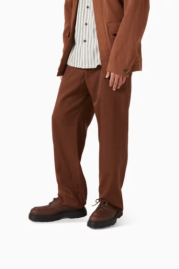 Boat Shoes in Leather