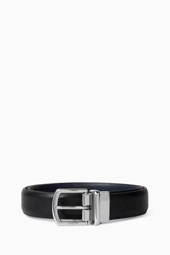 Reversible Belt in Leather