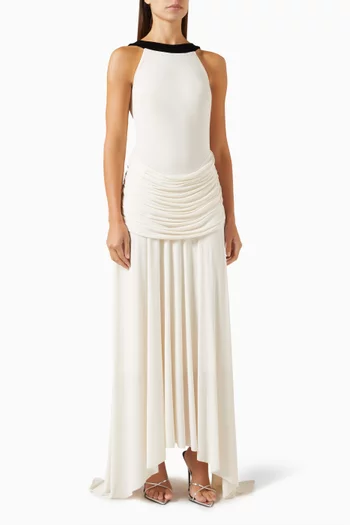 Dorset Draped Maxi Dress