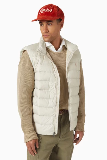 The Ralph Logo Ball Cap in Corduroy