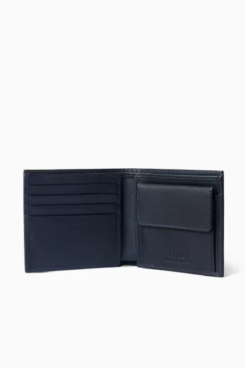 Bear Billfold Wallet in Leather