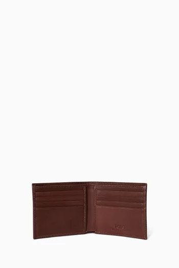 Polo Bear Billfold Wallet in Leather