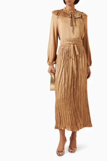 Ruffle Top in Viscose-blend