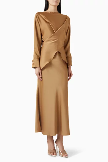 طقم بلوزة وتنورة تيسا ستان